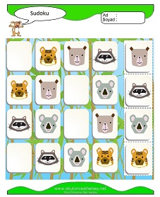 Sudoku Çocuk Bulmacaları